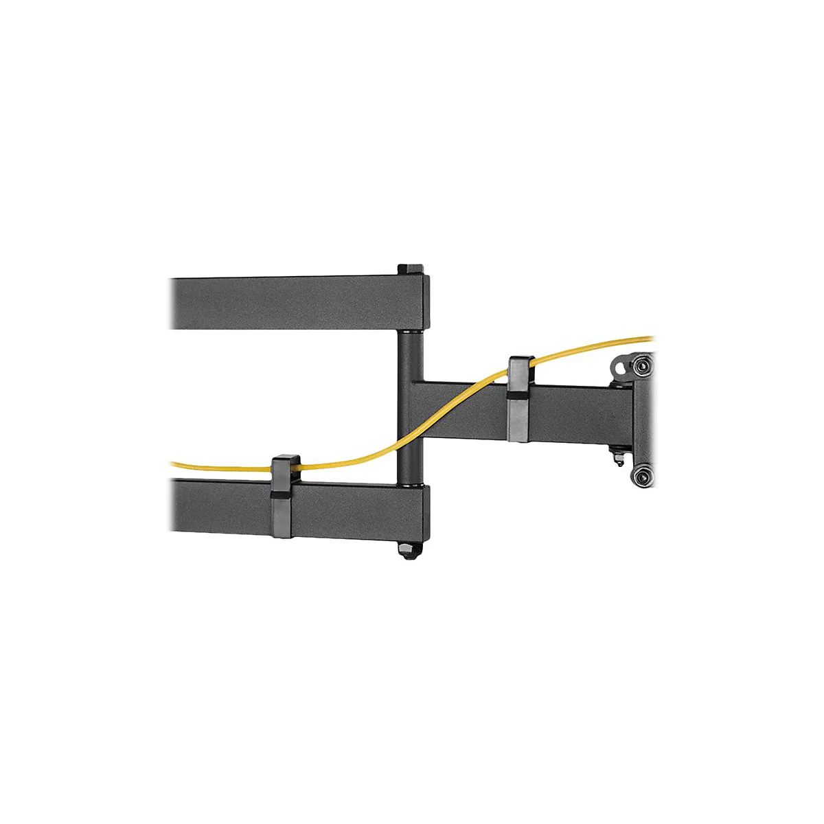 LogiLink - Klammer - full-motion - für LCD-TV / gekrümmter LCD-TV - Schwarz