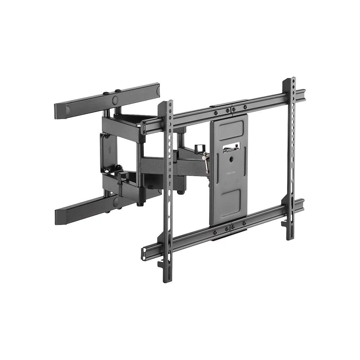 LogiLink - Klammer - full-motion - für LCD-TV / gekrümmter LCD-TV - Schwarz
