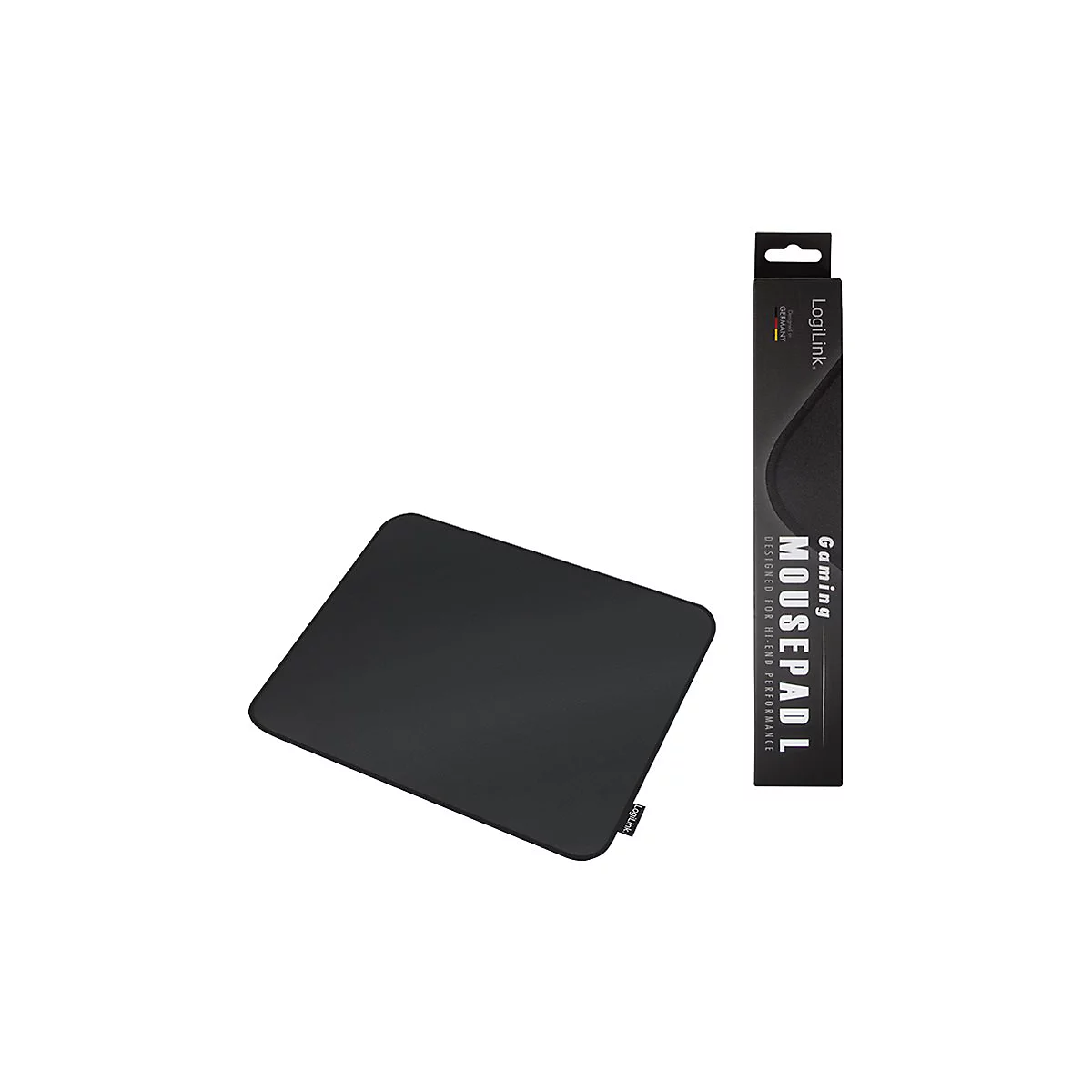 LogiLink L - Mauspad - Schwarz