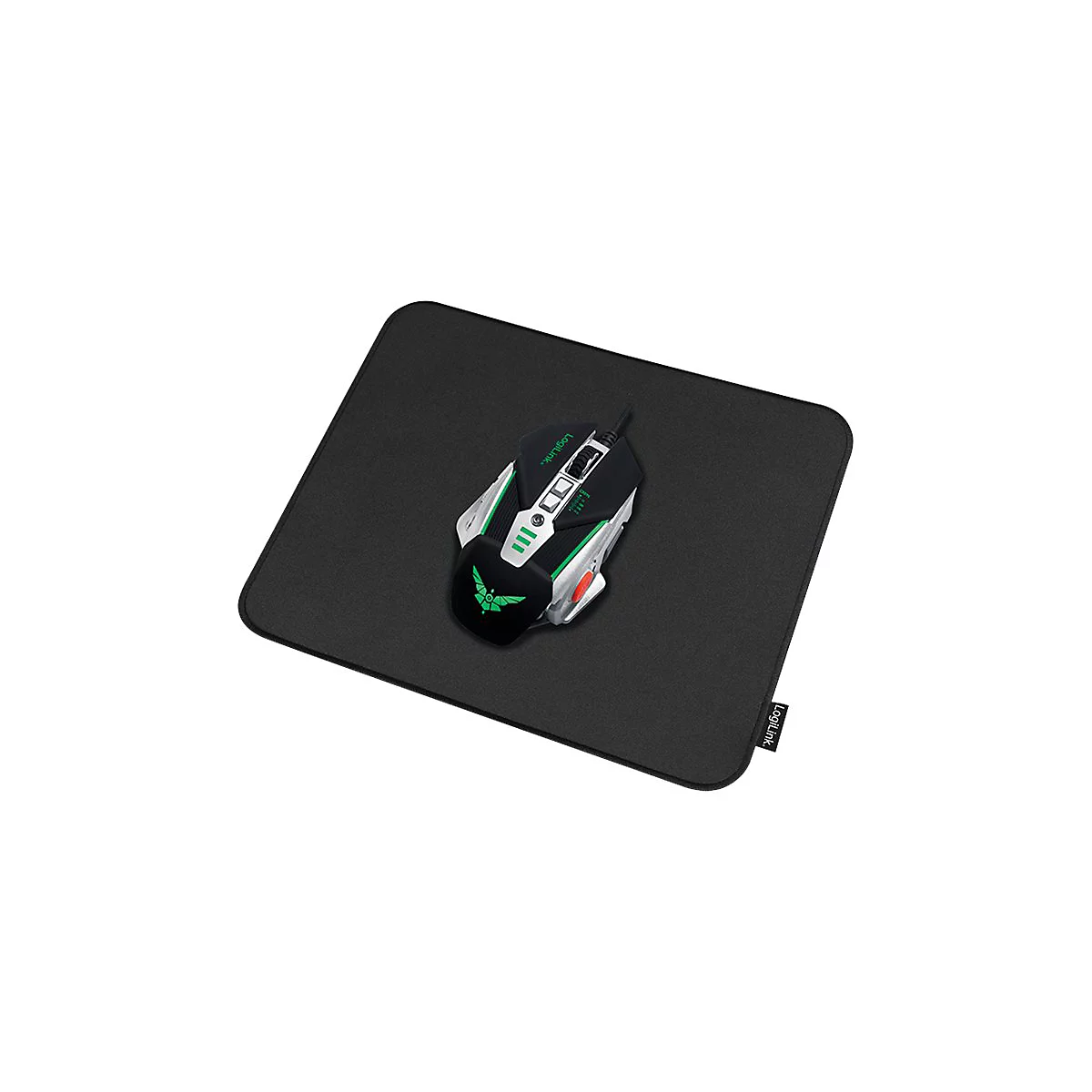 LogiLink L - Mauspad - Schwarz