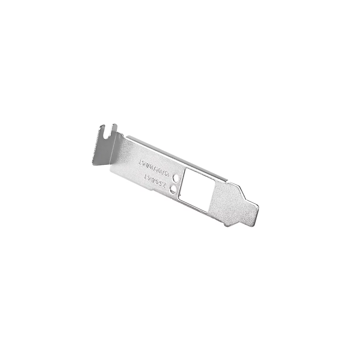 Metall-Slotblende fÃ¼r Computer, mit Ã–ffnung und Text.