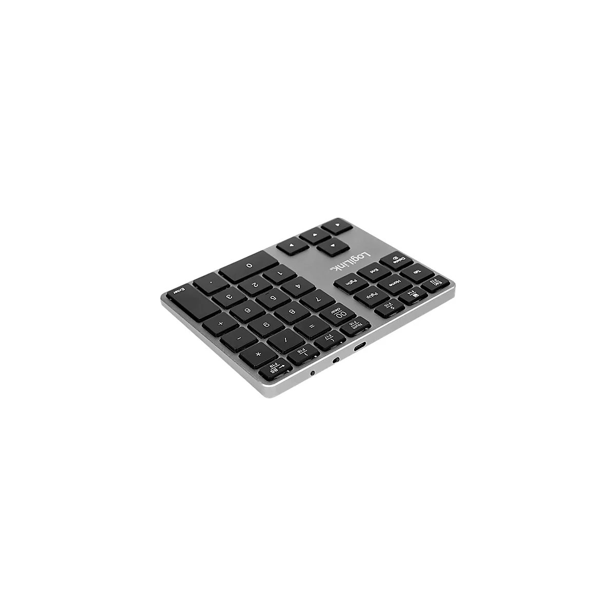 LogiLink - Tastenfeld - kabellos - Bluetooth 3.0 - Space-grau