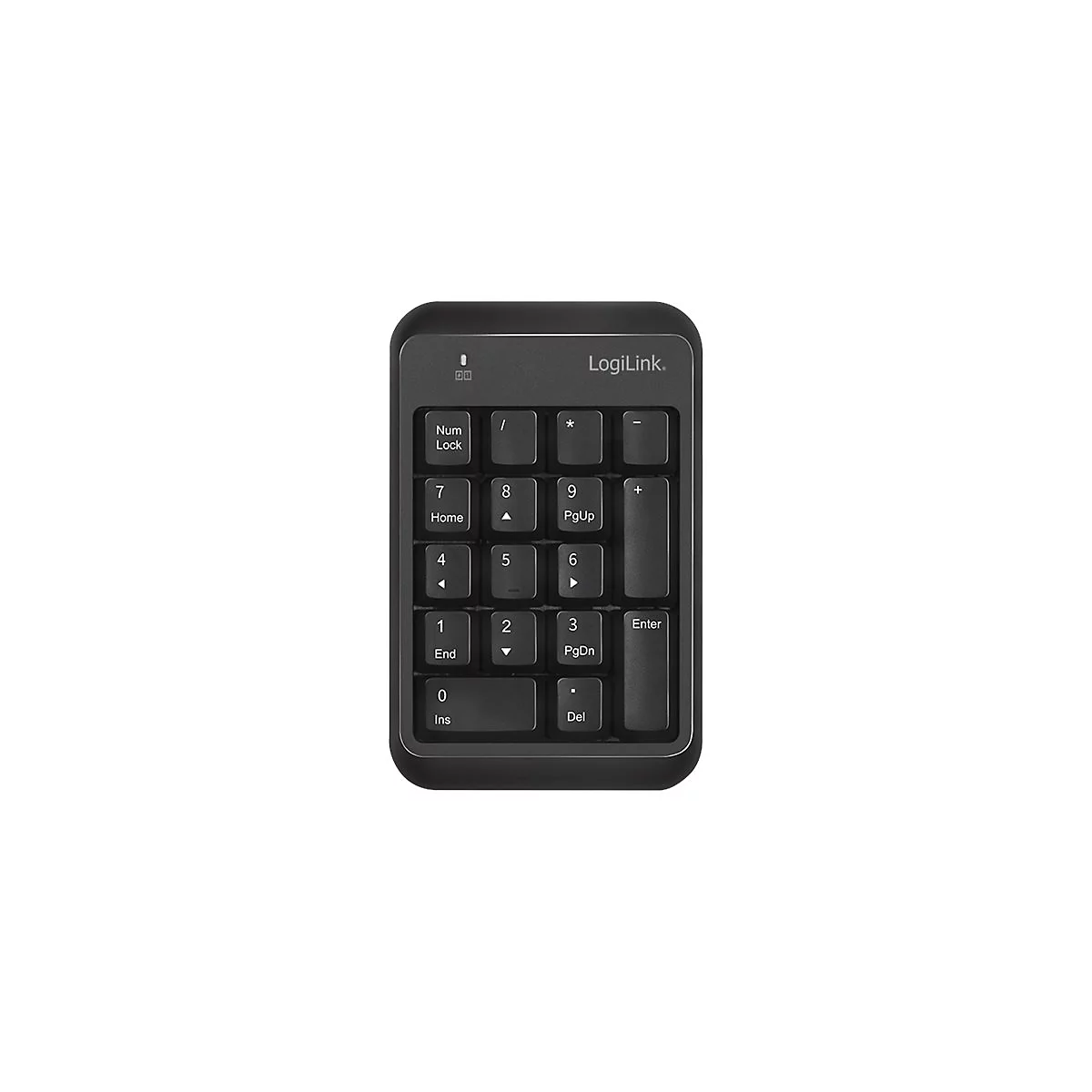 LogiLink - Tastenfeld - kabellos - Bluetooth 5.1 - Schwarz