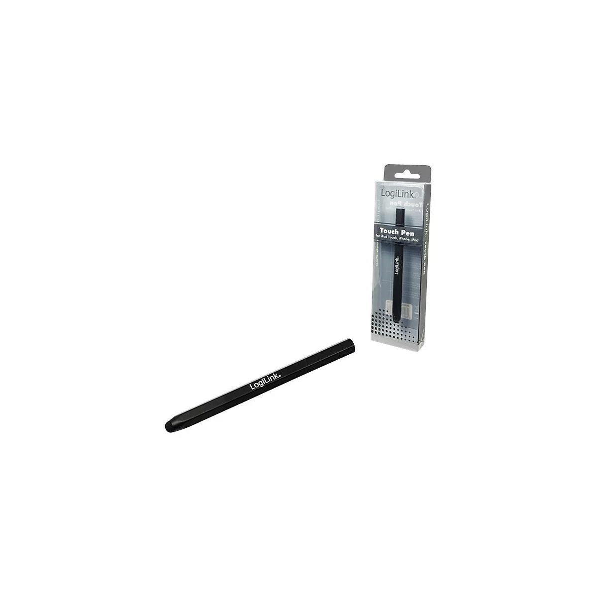 LogiLink Touch Pen - Stylus - Schwarz
