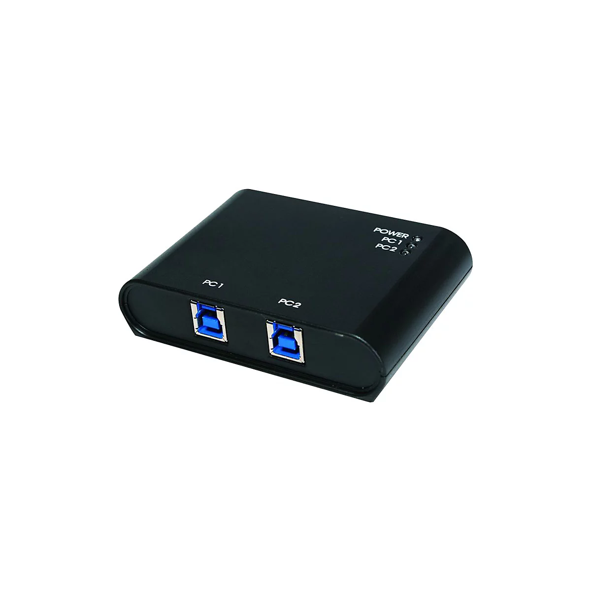 LogiLink USB 3.0 Sharing Switch - USB-Umschalter für die gemeinsame Nutzung von Peripheriegeräten - 2 Anschlüsse