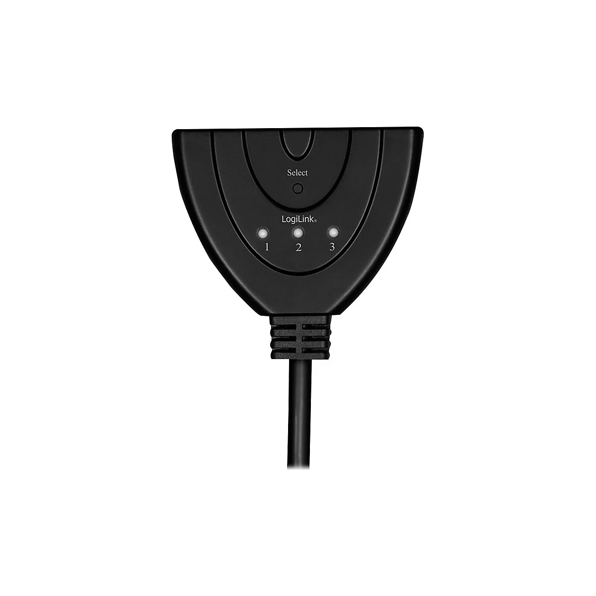 LogiLink - Video/Audio Splitter/Switch - 3 x HDMI - Desktop