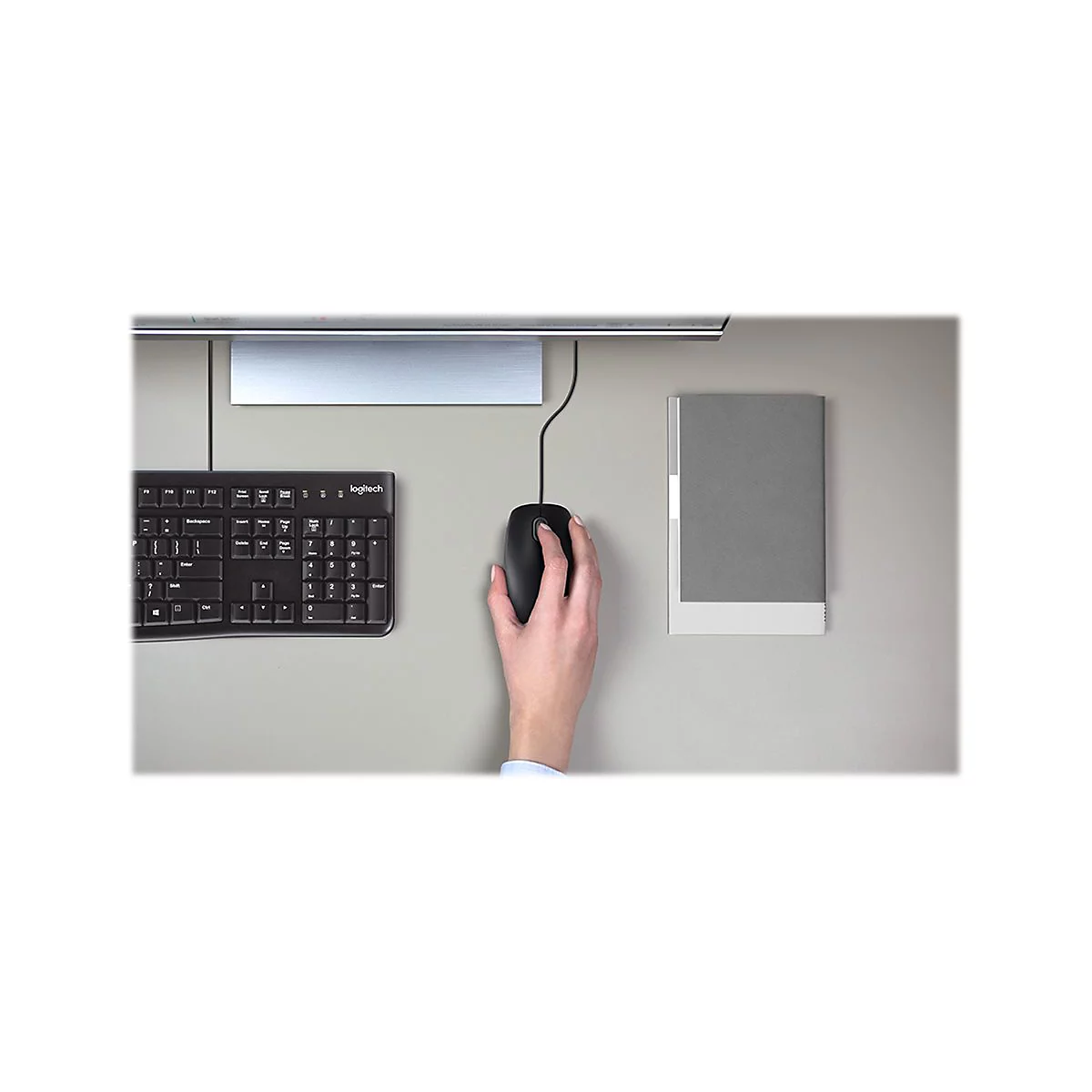 Logitech B110 Silent - Maus - USB