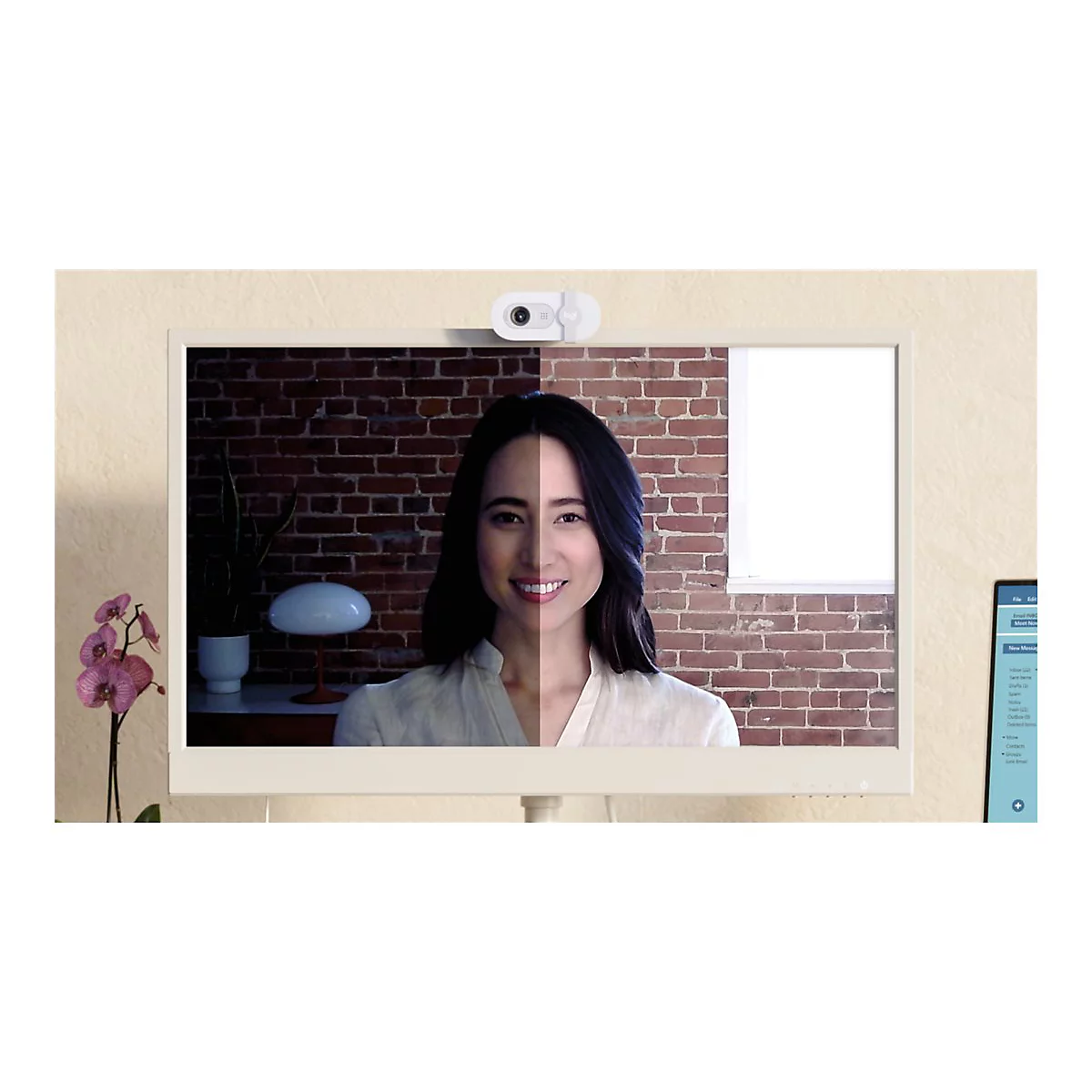 Logitech BRIO 100 - Webcam - Farbe - 2 MP - 1920 x 1080 - 1080p, 720p