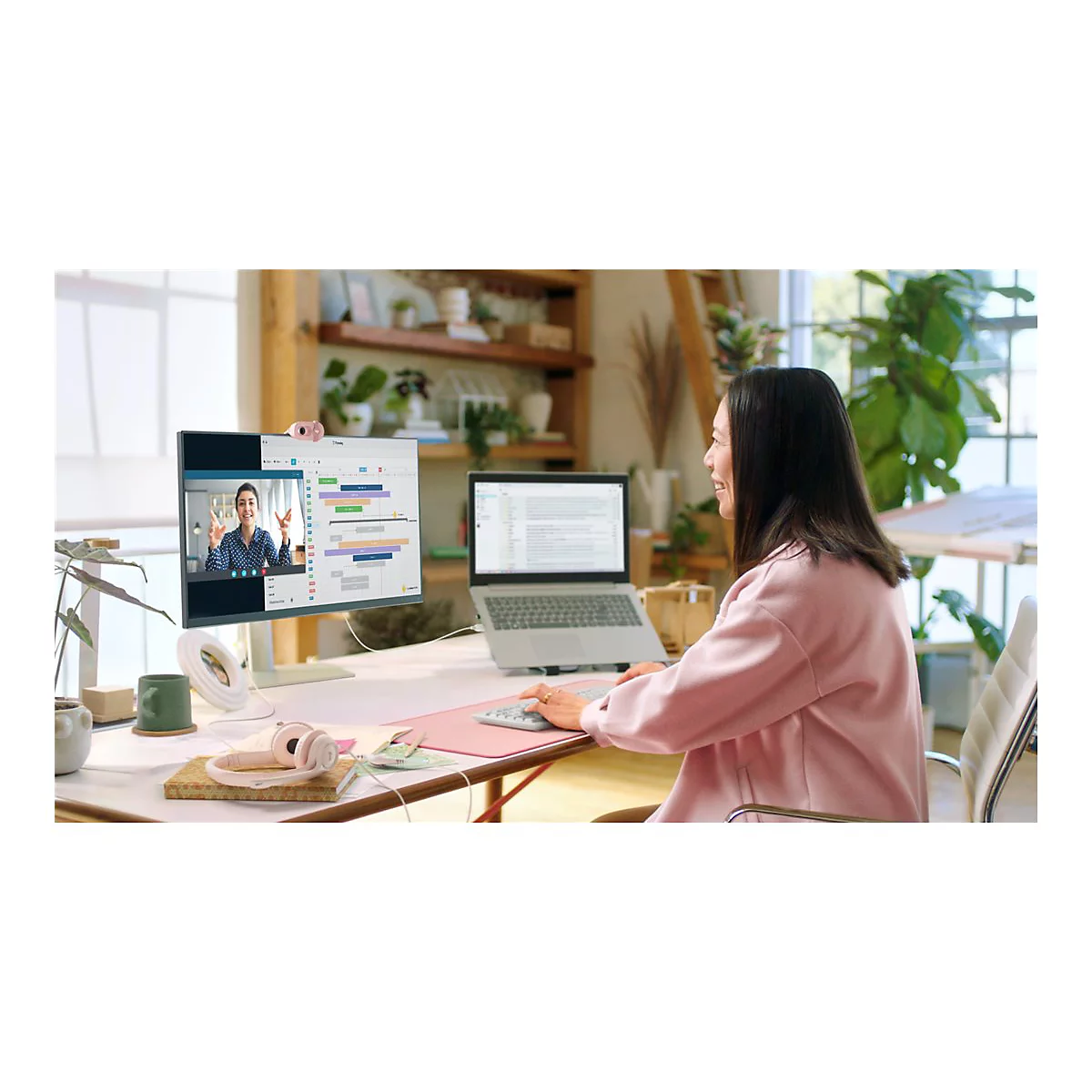 Logitech BRIO 100 - Webcam - Farbe - 2 MP - 1920 x 1080 - 1080p, 720p