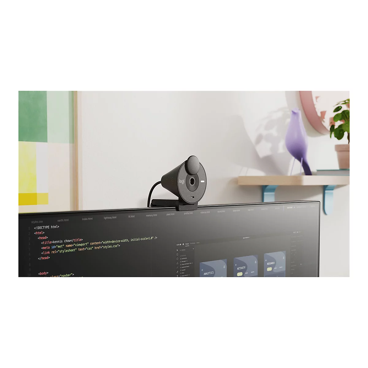 Logitech BRIO 305 - Webcam - Farbe - 2 MP - 1920 x 1080 - 1080p, 720p