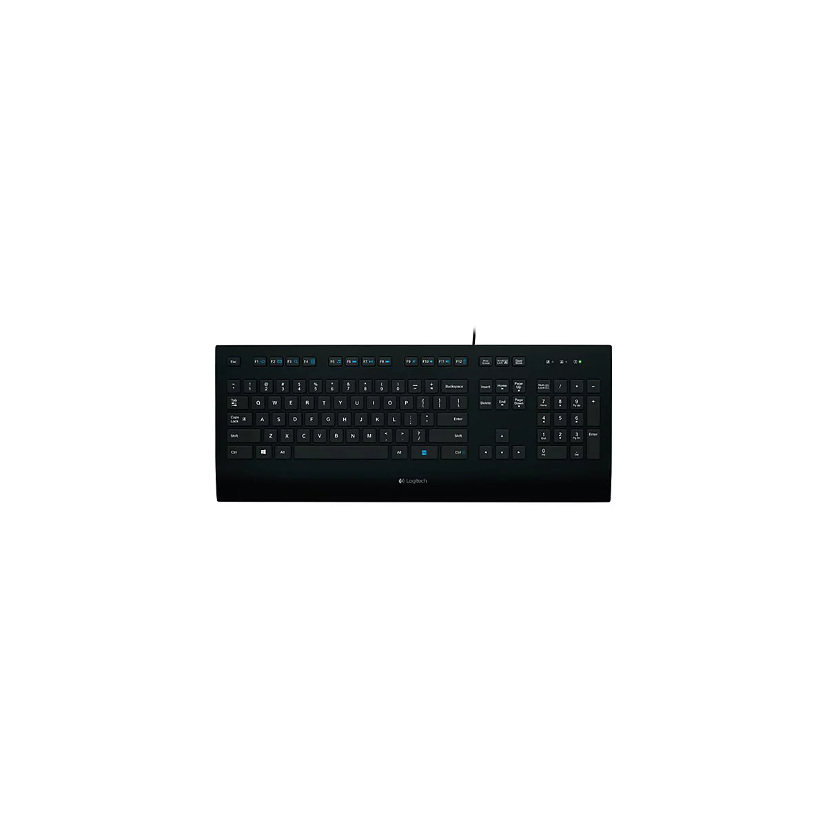 Logitech Corded K280e - Tastatur - Französisch
