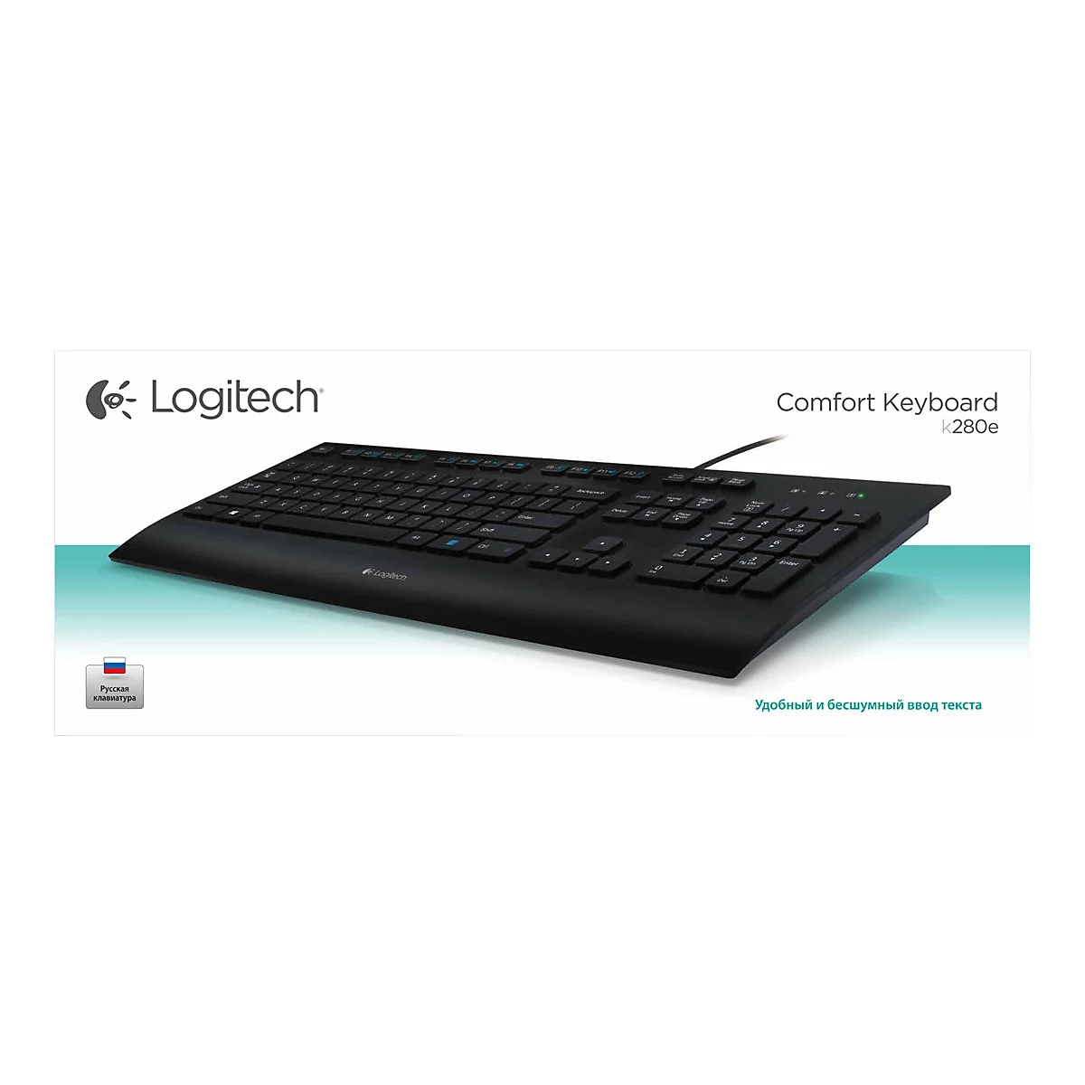 Logitech Corded K280e - Tastatur - Schweiz