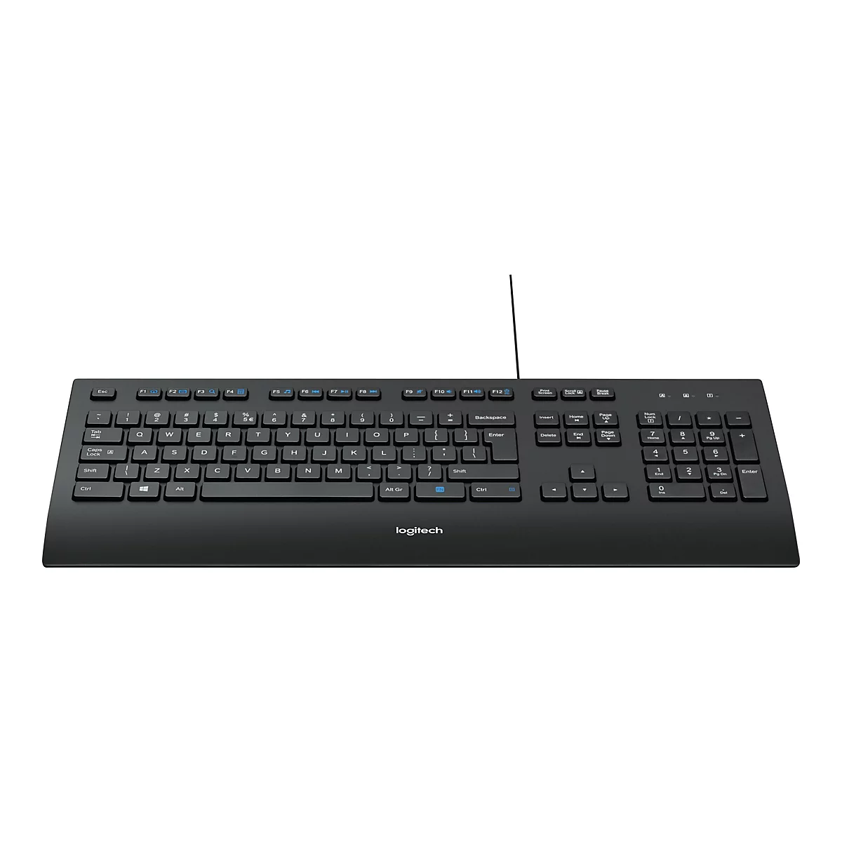 Logitech Corded K280e - Tastatur - Schweiz