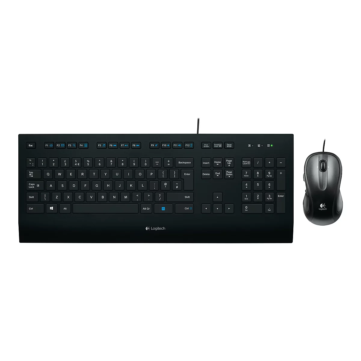 Logitech Corded K280e - Tastatur - Schweiz