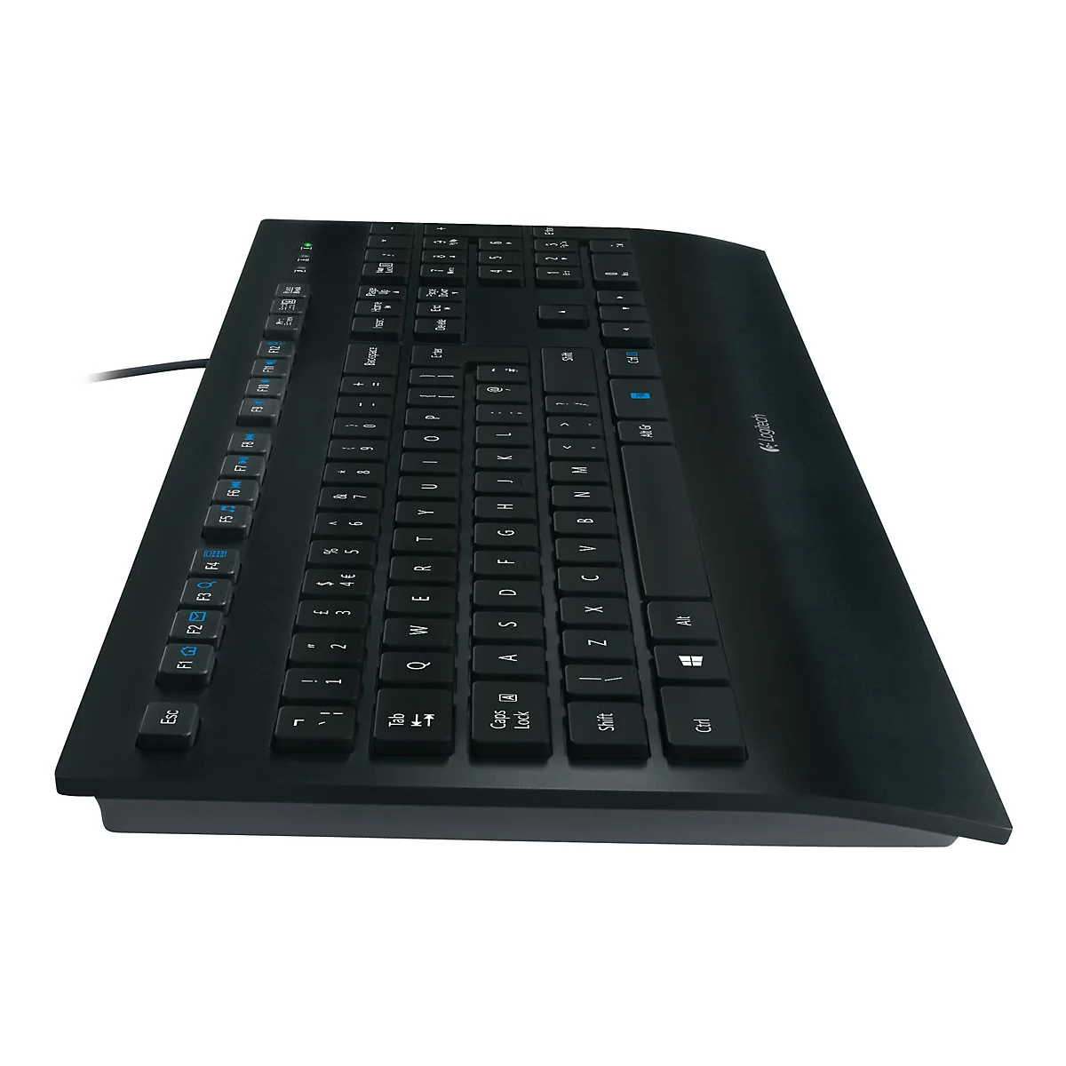 Logitech Corded K280e - Tastatur - Schweiz