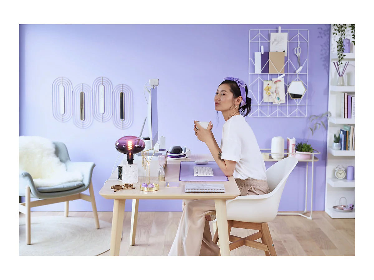 Logitech Desk Mat Studio Series - Mauspad - Lavendel