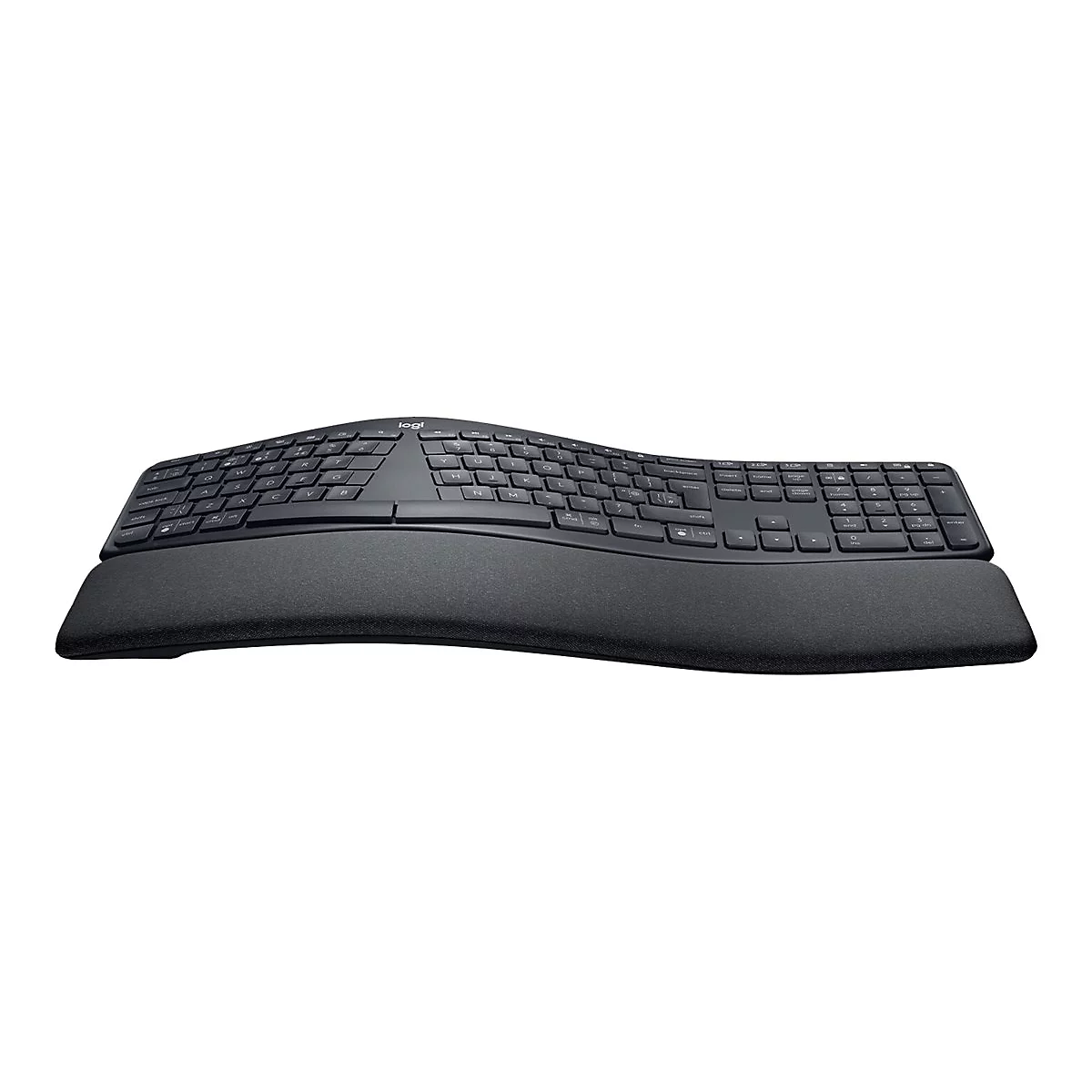 Logitech ERGO K860 - Tastatur - kabellos - 2.4 GHz, Bluetooth 5.0 - QWERTY - GB