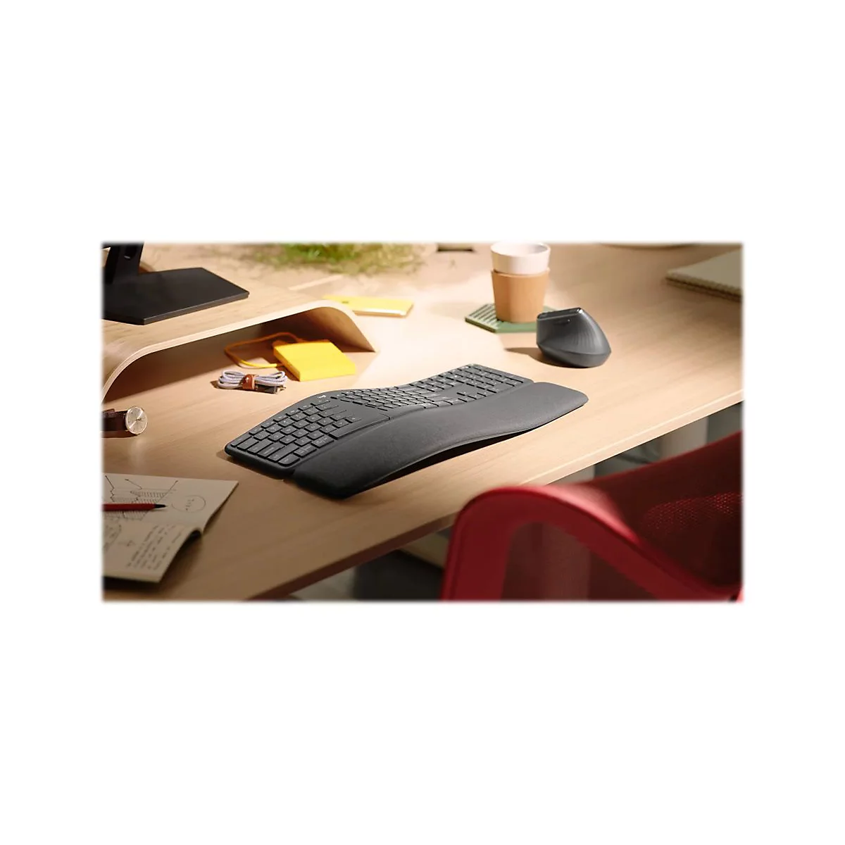 Logitech ERGO K860 - Tastatur - QWERTY - US International - Graphite