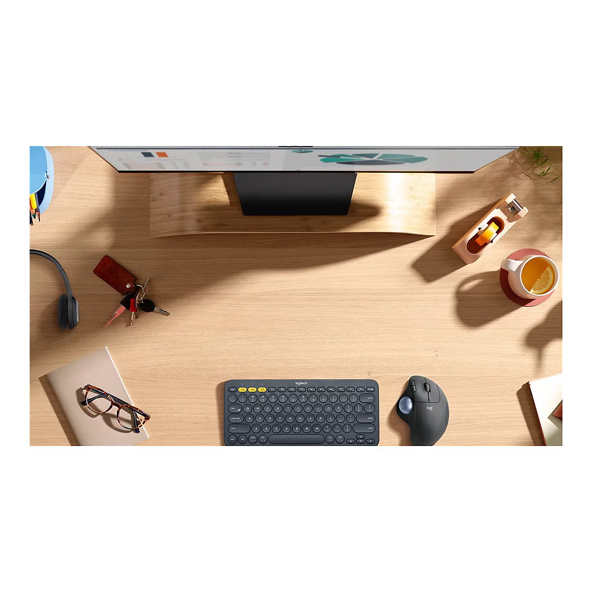 Logitech ERGO M575 for Business - Trackball - Bluetooth - Graphite
