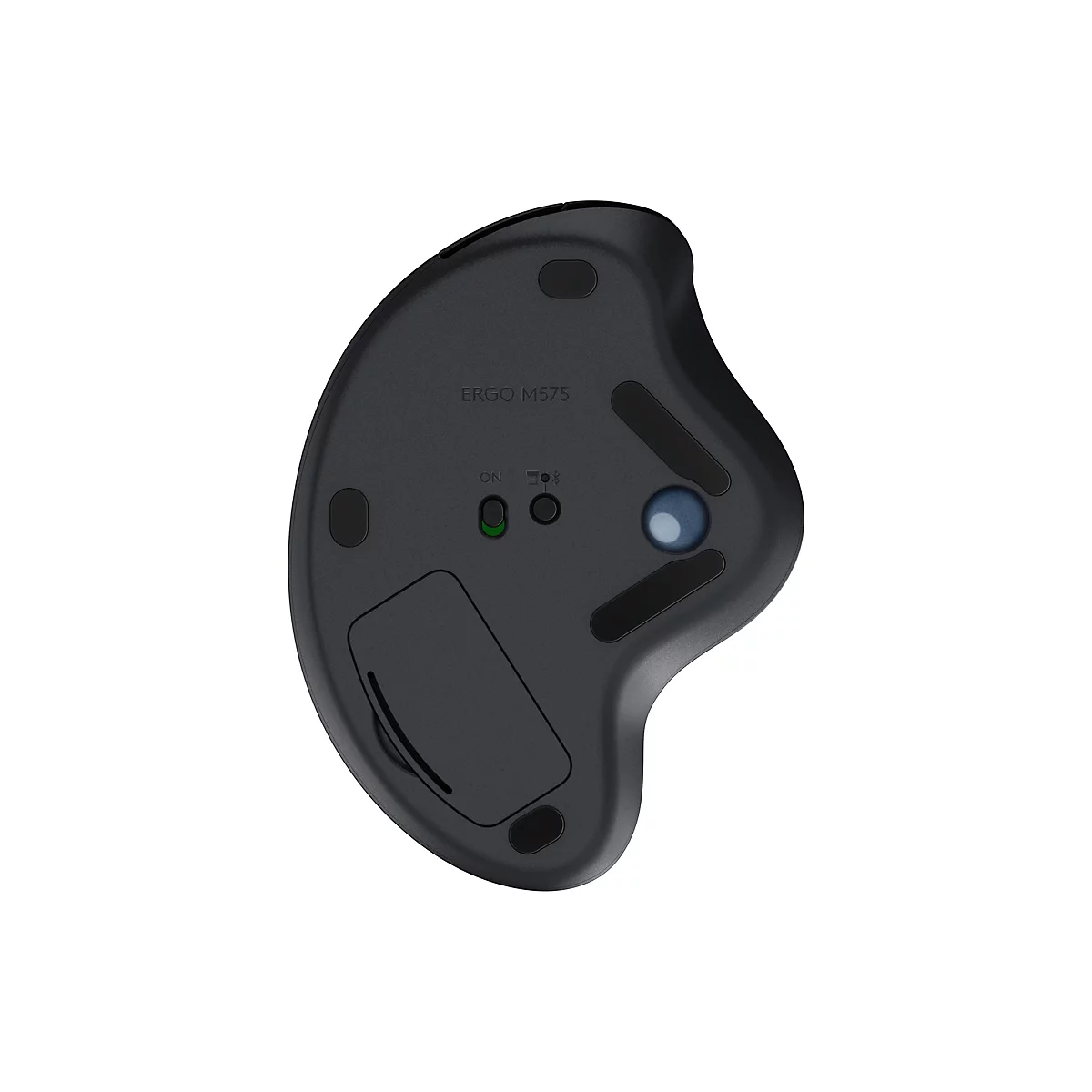 Logitech ERGO M575 - Trackball - 2.4 GHz, Bluetooth 5.0 LE - Graphite