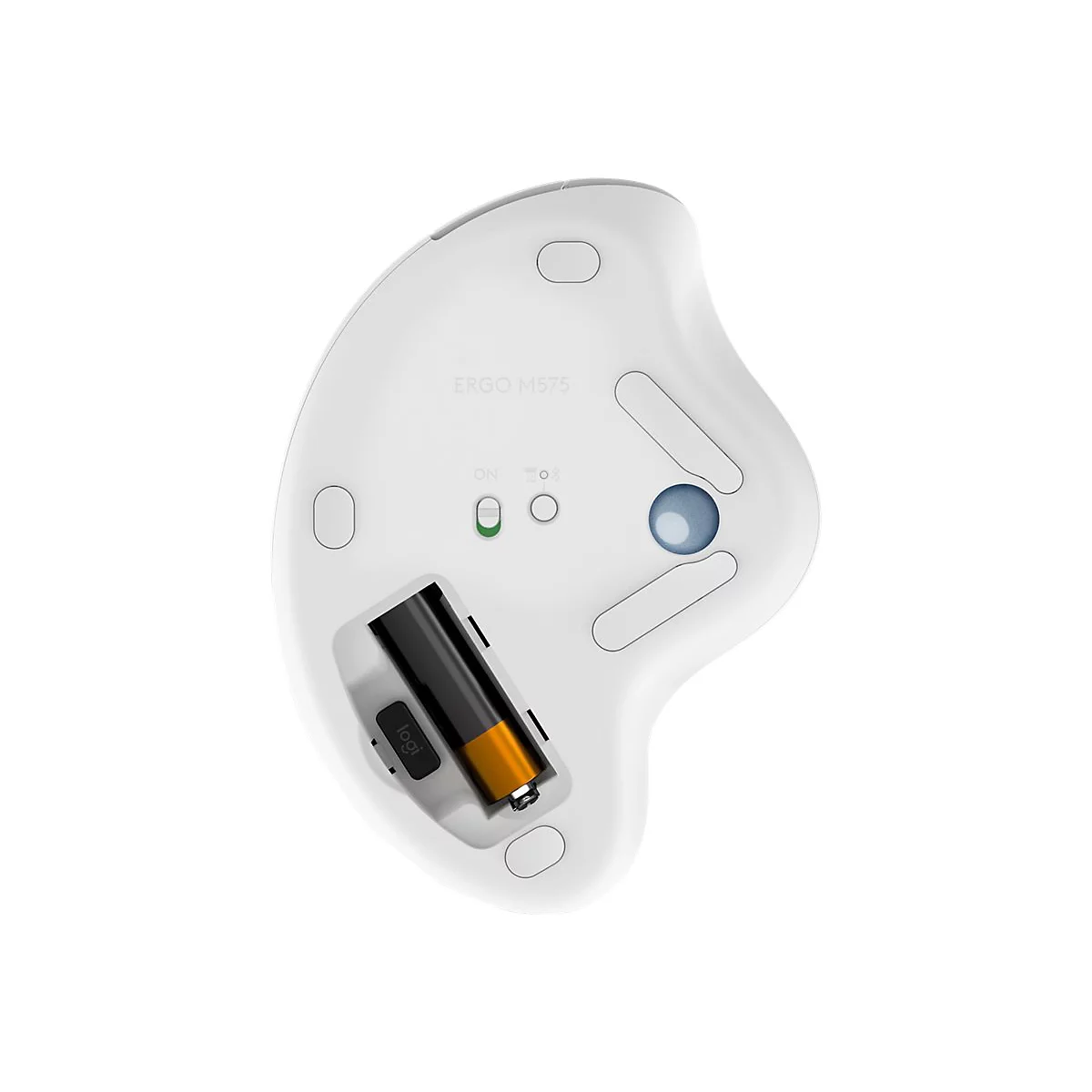 Logitech ERGO M575 - Trackball - 2.4 GHz, Bluetooth 5.0 LE - Off White