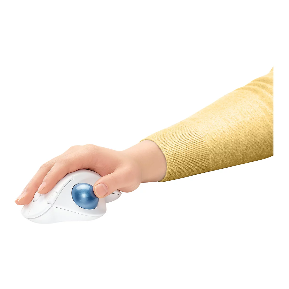 Logitech ERGO M575 - Trackball - 2.4 GHz, Bluetooth 5.0 LE - Off White