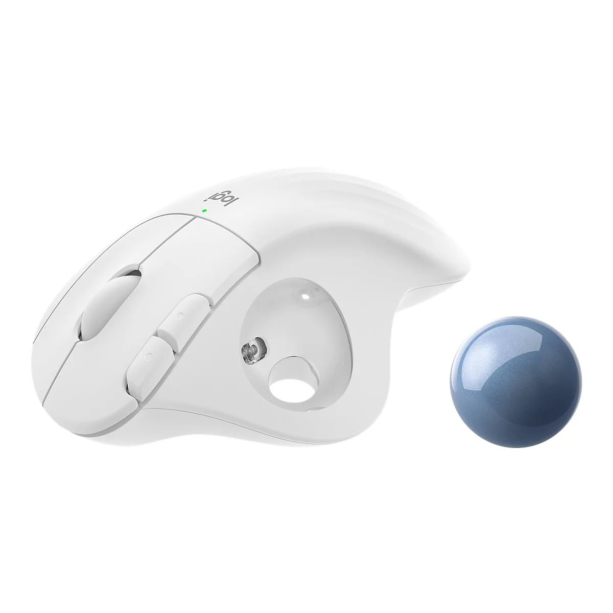 Logitech ERGO M575 - Trackball - 2.4 GHz, Bluetooth 5.0 LE - Off White