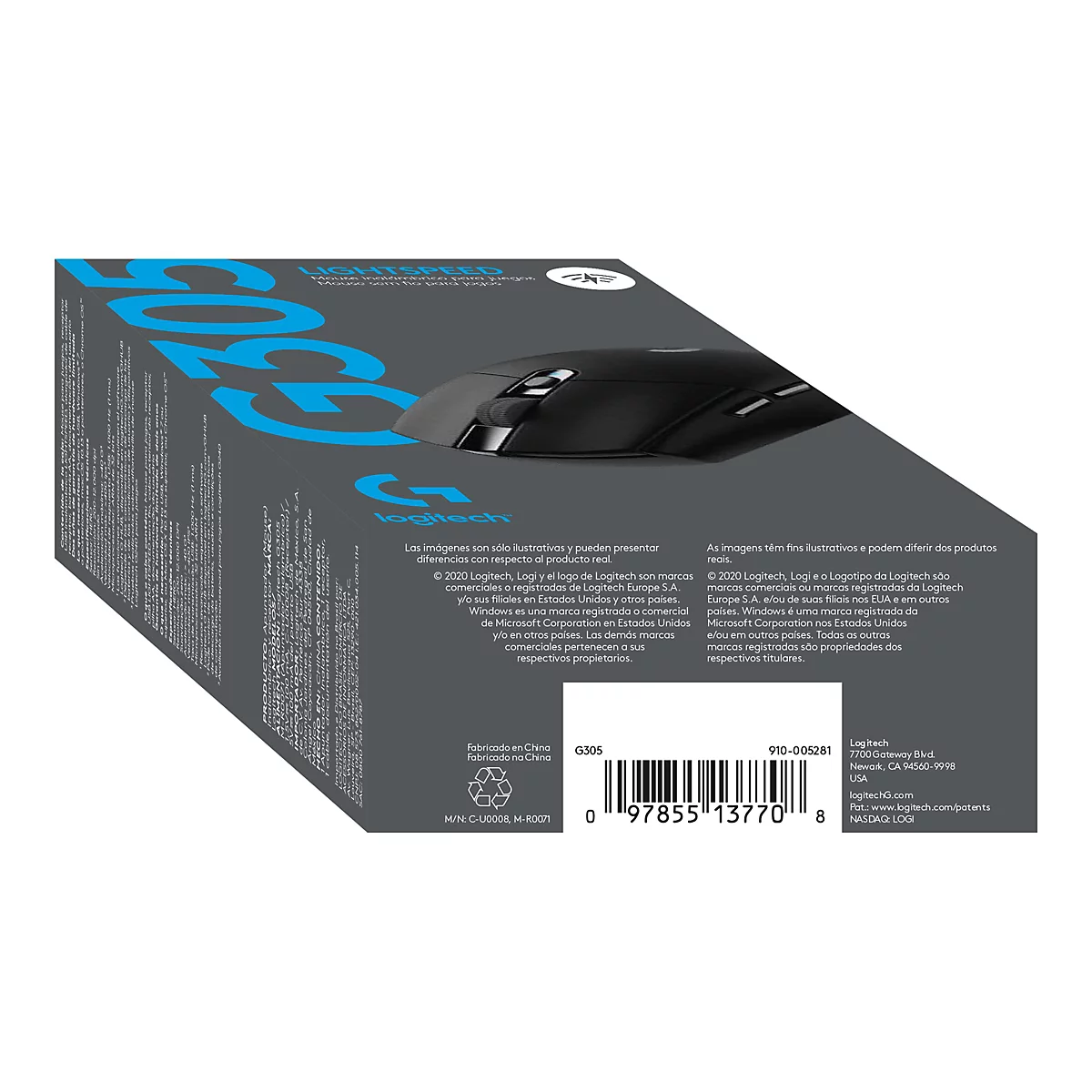 Logitech G G305 - Maus - LIGHTSPEED - Schwarz