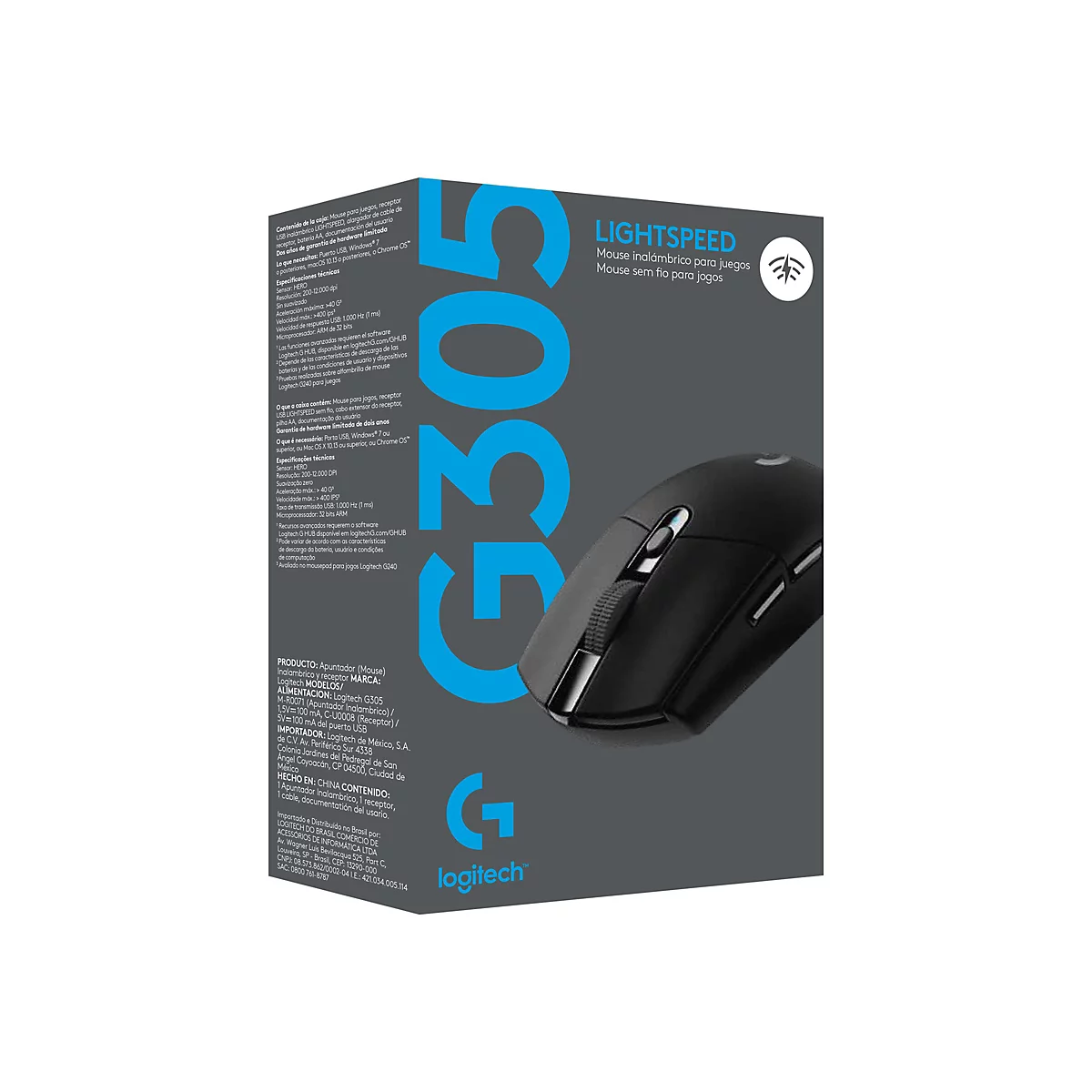 Logitech G G305 - Maus - LIGHTSPEED - Schwarz