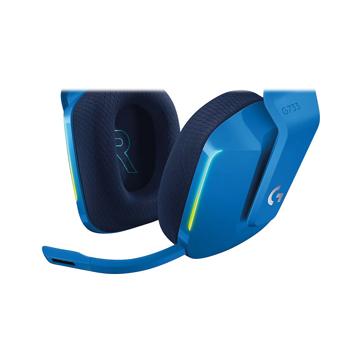 Logitech G G733 LIGHTSPEED Wireless RGB Gaming Headset - Headset - ohrumschließend - 2,4 GHz - kabellos - Blau