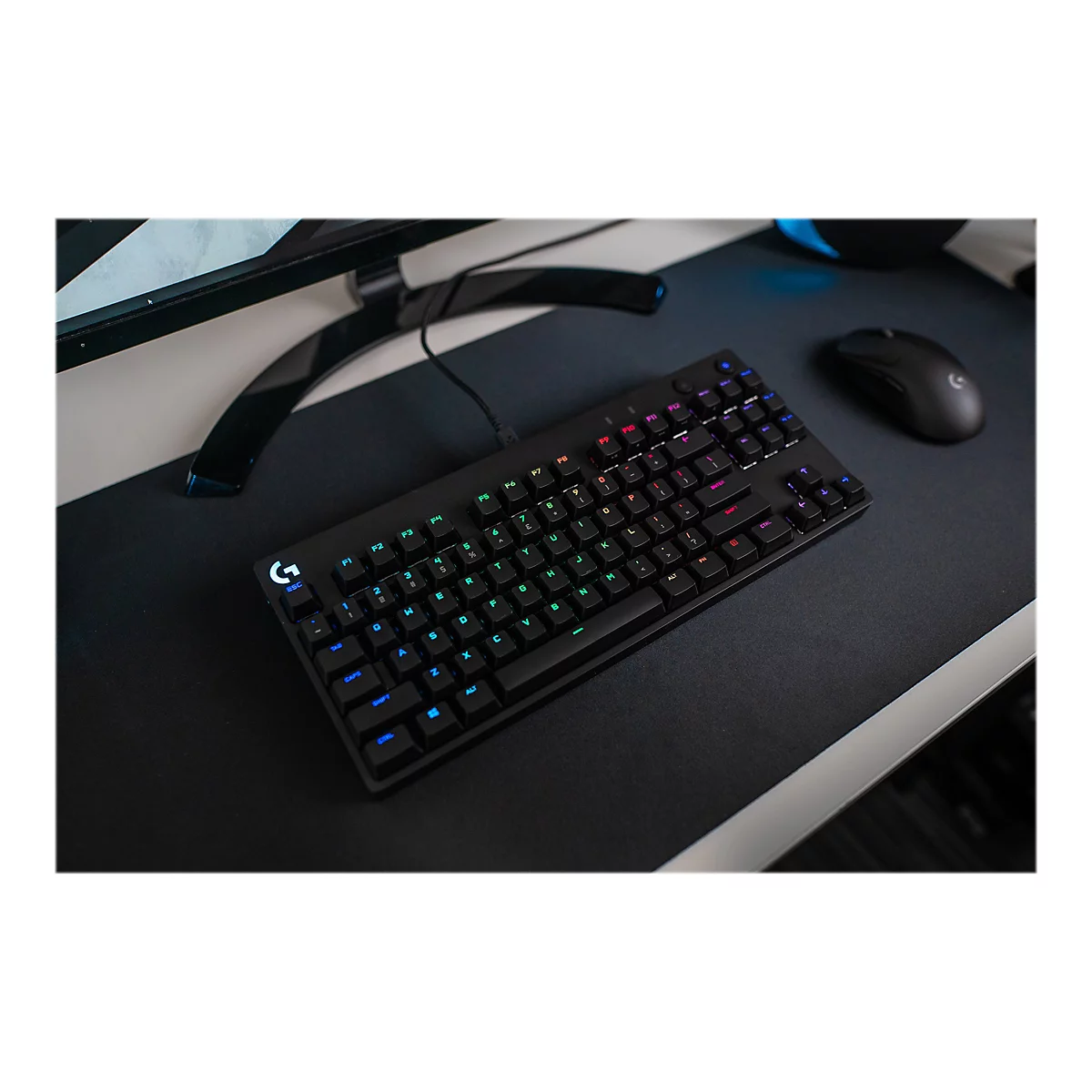 Logitech G Pro Mechanical Gaming Keyboard - Tastatur - Hintergrundbeleuchtung - USB - QWERTZ - Deutsch