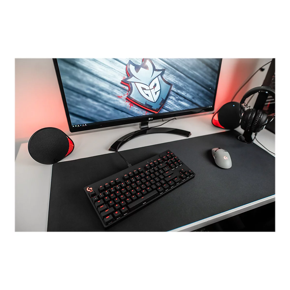 Logitech G Pro Mechanical Gaming Keyboard - Tastatur - Hintergrundbeleuchtung - USB - QWERTZ - Deutsch