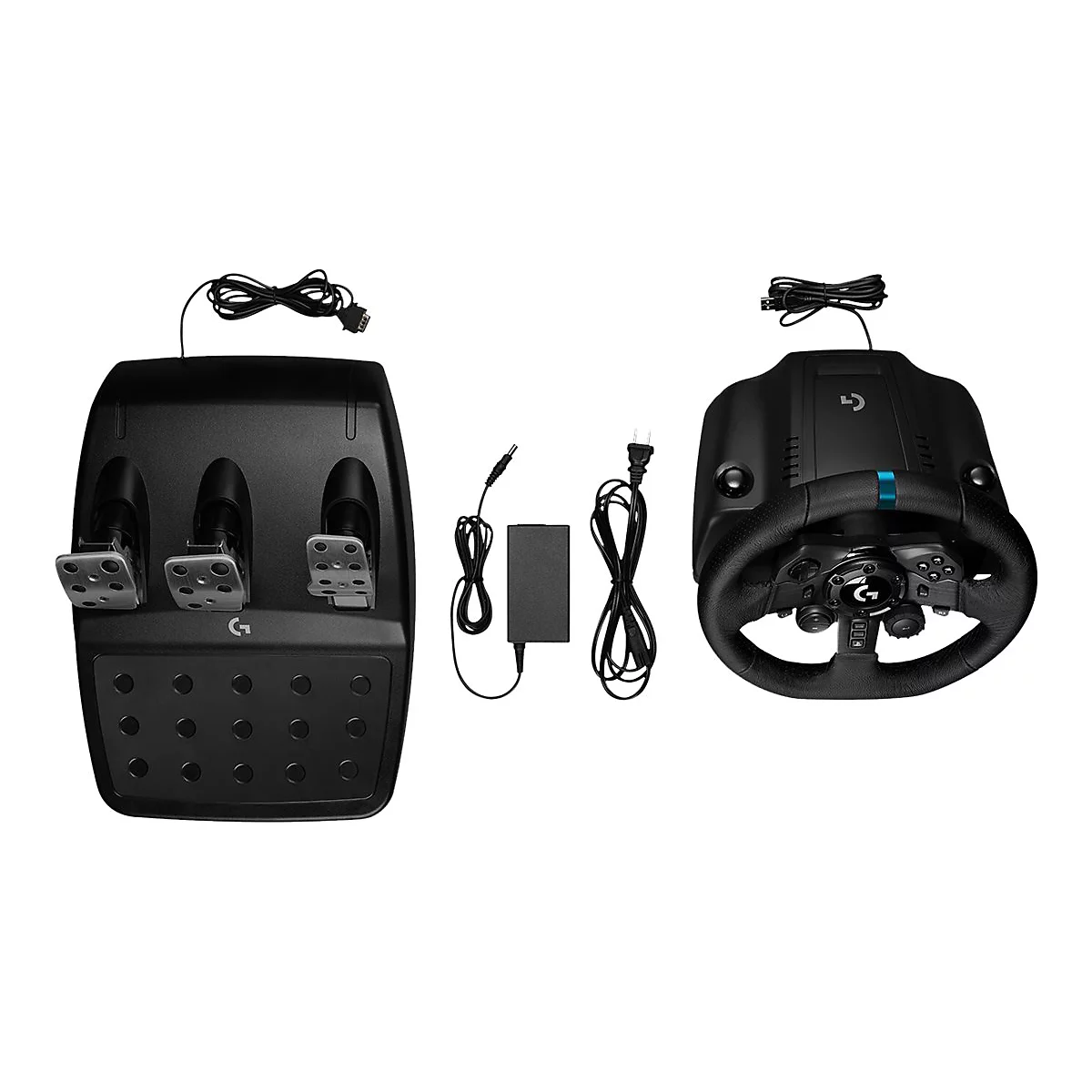 Logitech G923 - Lenkrad- und Pedale-Set - kabelgebunden - für PC, Sony PlayStation 4, Sony PlayStation 5