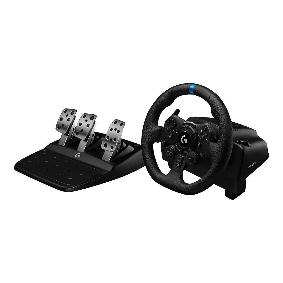 Logitech G923 - Lenkrad- und Pedale-Set - kabelgebunden - Schwarz - für PC, Microsoft Xbox One