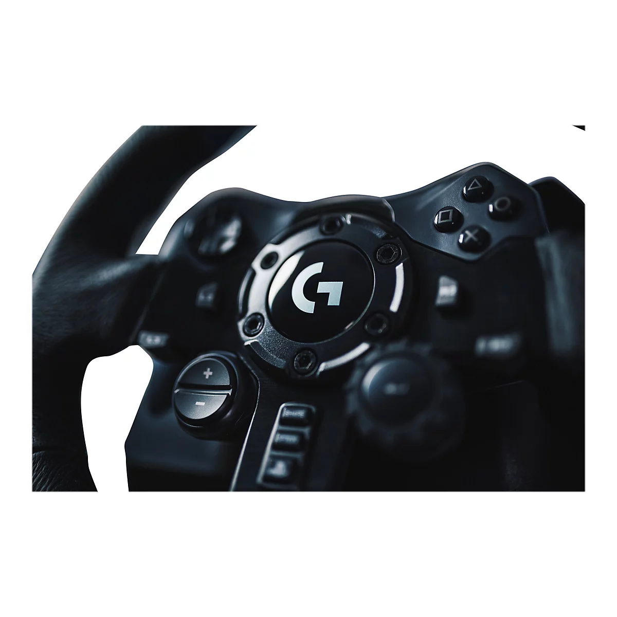 Logitech G923 - Lenkrad- und Pedale-Set - kabelgebunden - Schwarz - für PC, Microsoft Xbox One