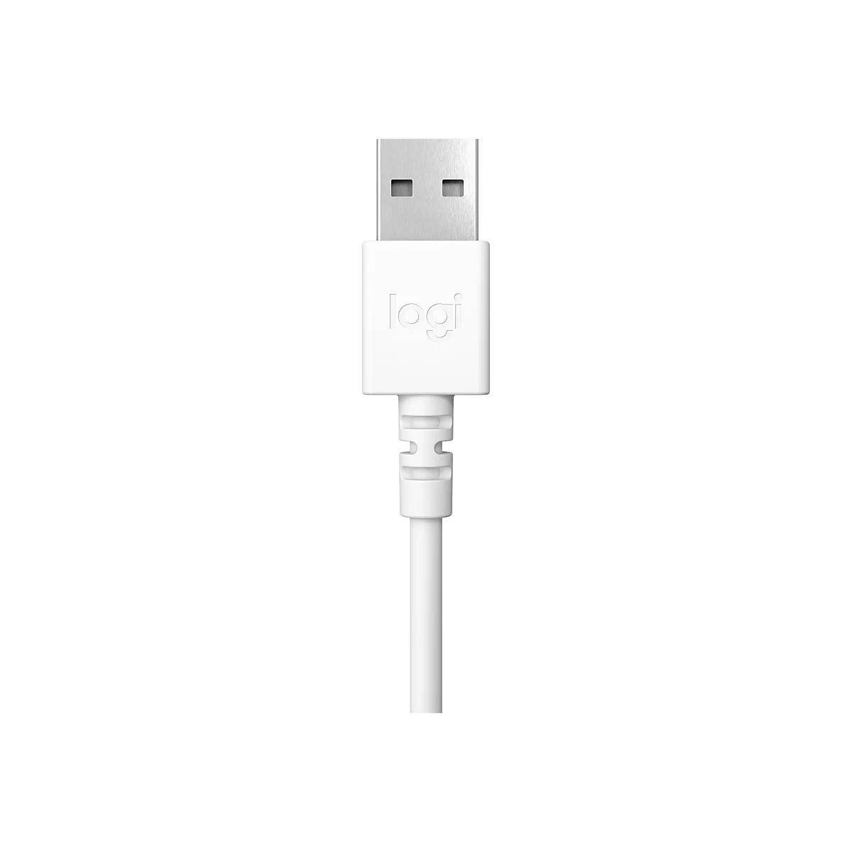 Logitech H390 - Headset - On-Ear - kabelgebunden - USB-A - Off-White