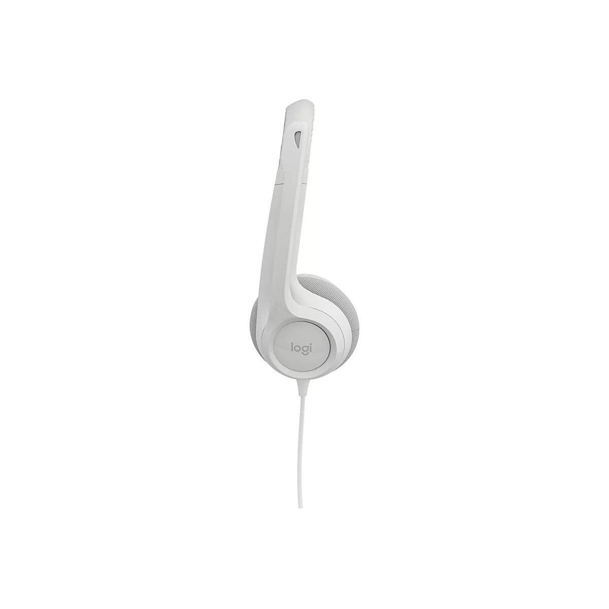 Logitech H390 - Headset - On-Ear - kabelgebunden - USB-A - Off-White