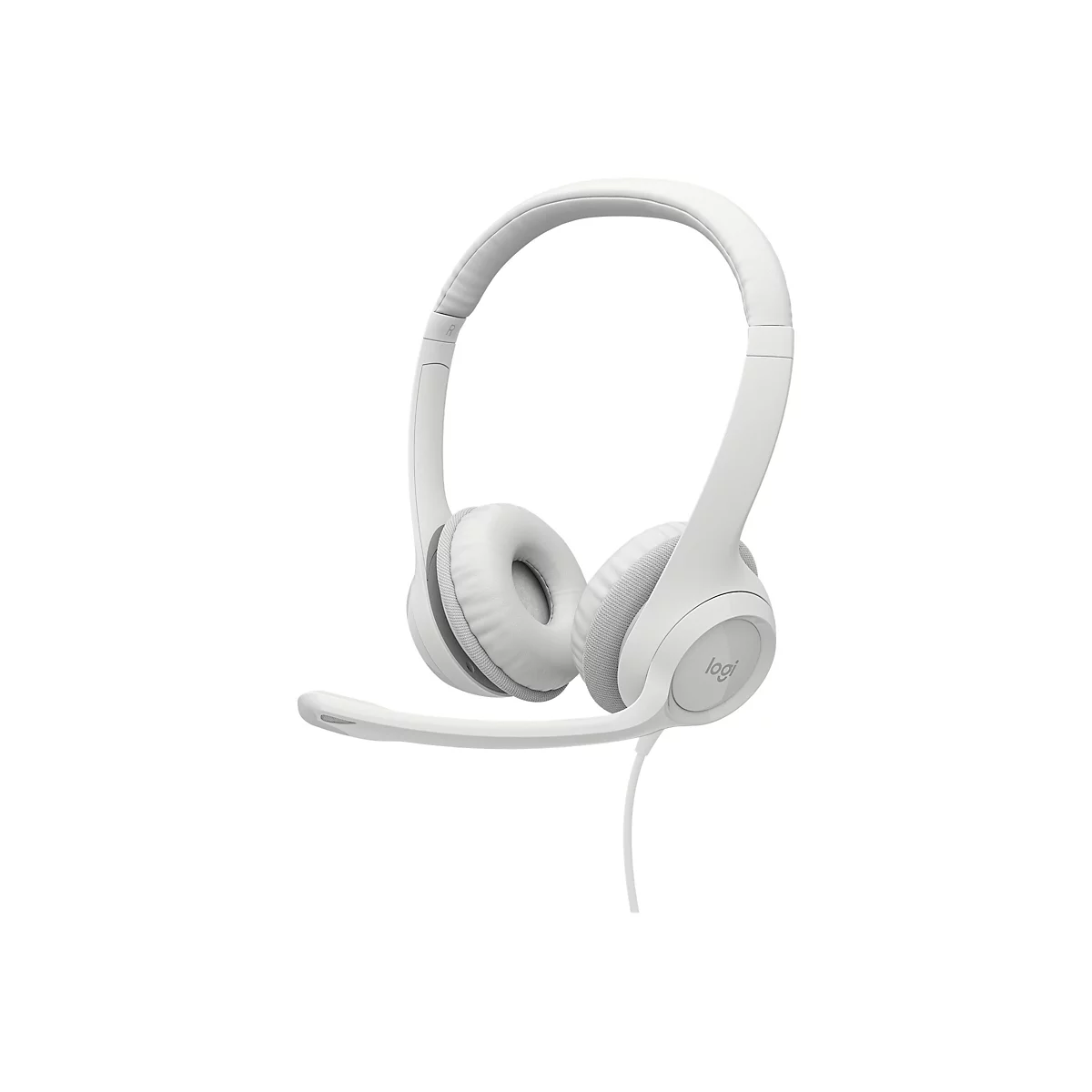 Logitech H390 - Headset - On-Ear - kabelgebunden - USB-A - Off-White