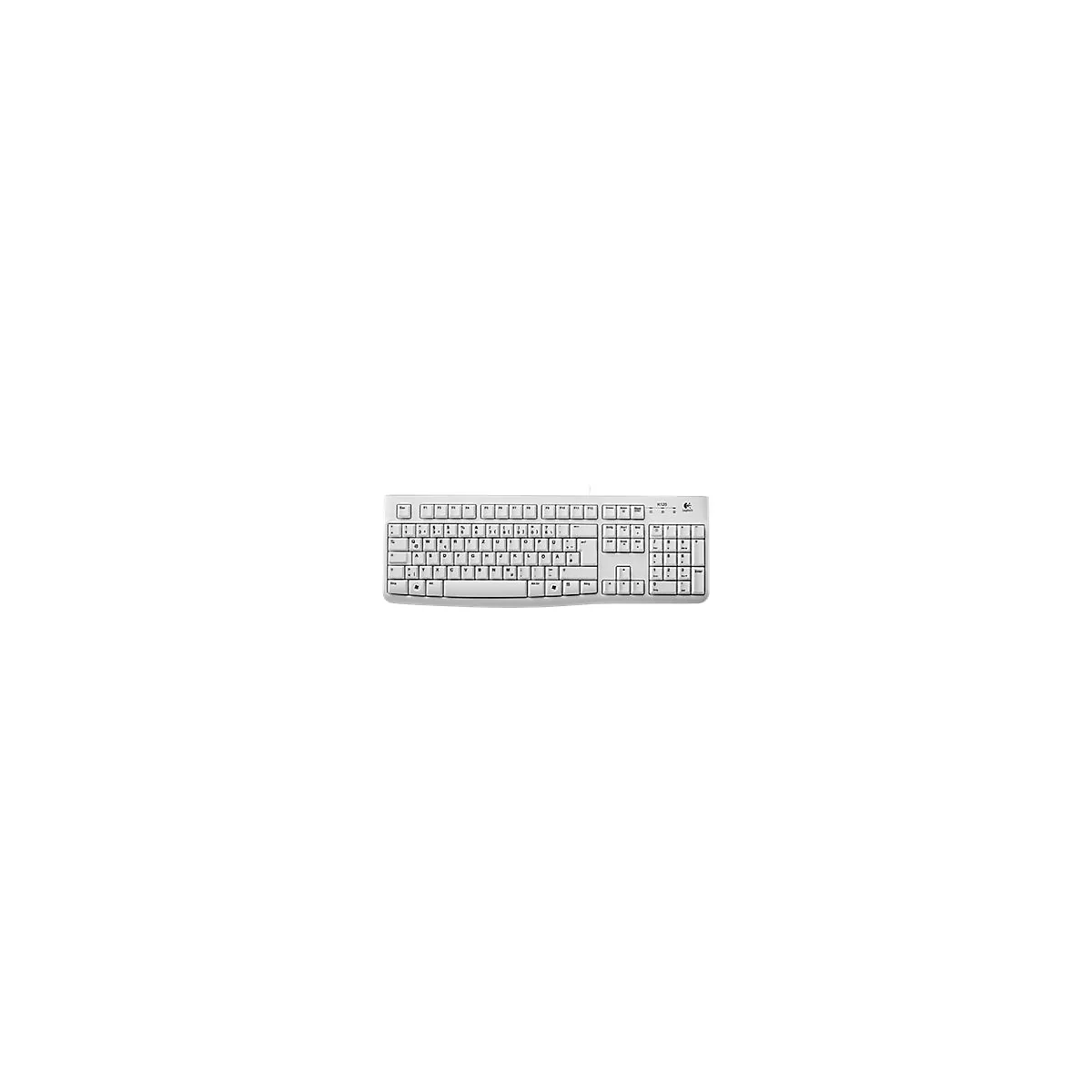 Logitech K120 for Business - Tastatur - USB - Deutsch - weiß