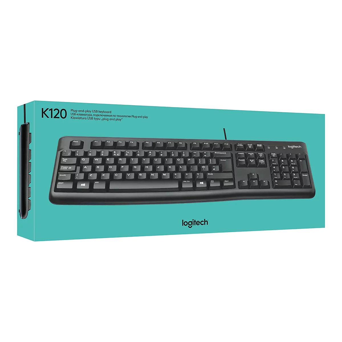 Logitech K120 - Tastatur - USB - Französisch