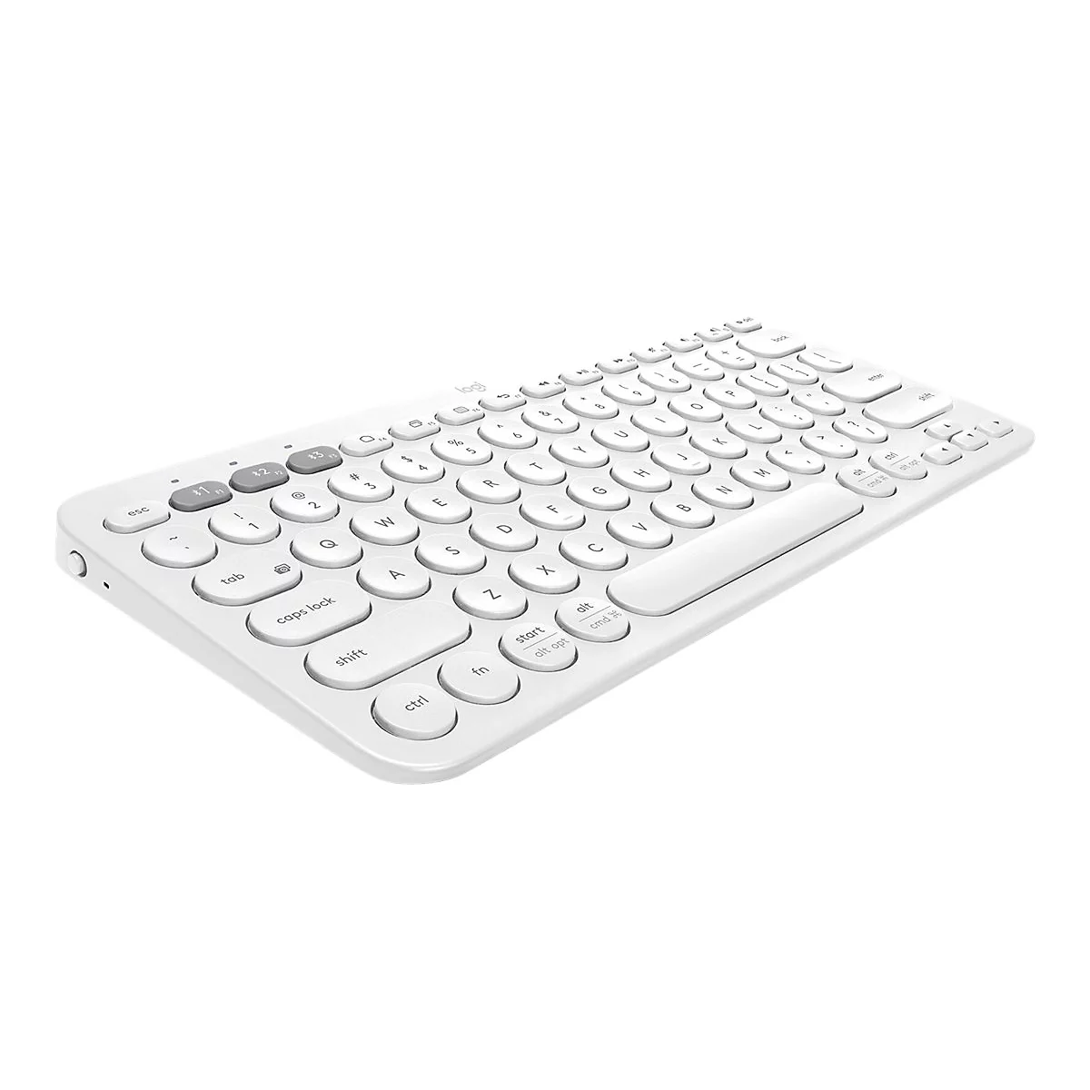 Logitech K380 Multi-Device Bluetooth Keyboard - Tastatur - kabellos - Bluetooth 3.0 - Deutsch - Off-White