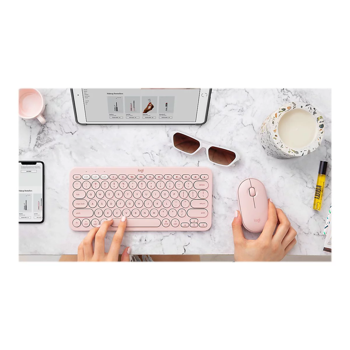 Logitech K380 Multi-Device Bluetooth Keyboard - Tastatur - kabellos - Bluetooth 3.0 - QWERTY - US International