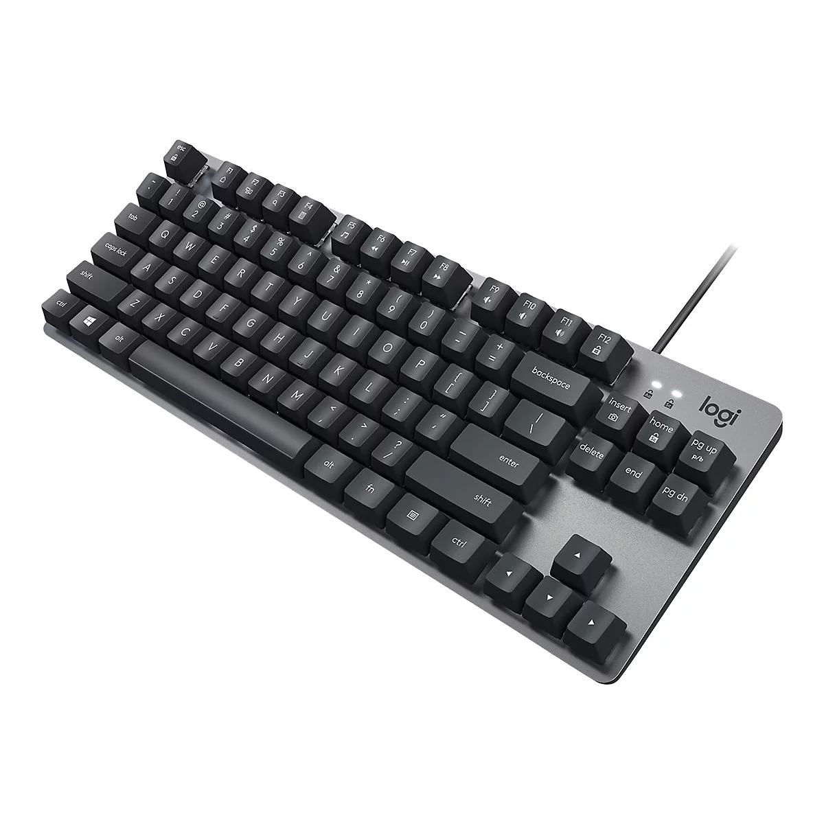 Logitech K835 TKL - Tastatur - USB - Tastenschalter: TTC Red - Graphit/Schiefergrau