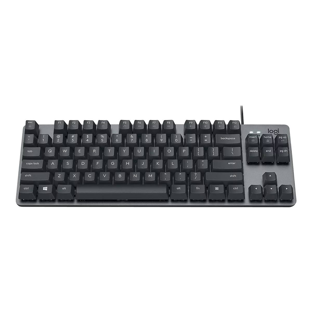 Logitech K835 TKL - Tastatur - USB - Tastenschalter: TTC Red - Graphit/Schiefergrau