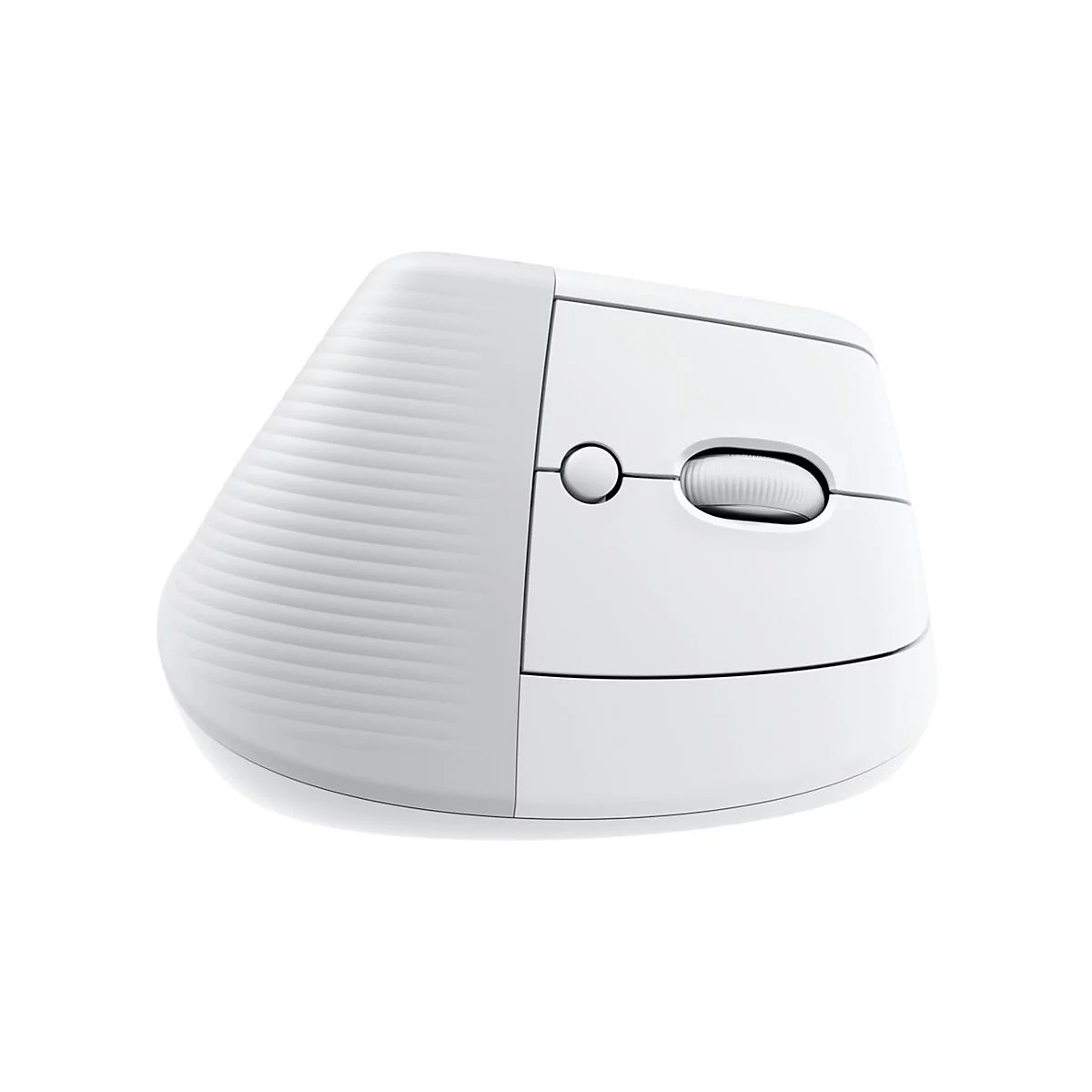 Logitech Lift for Business - vertikale Maus - Bluetooth, 2.4 GHz - Off-White