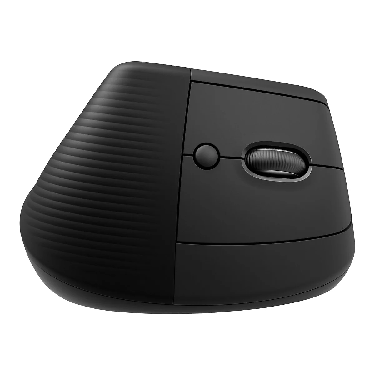Logitech Lift Vertical Ergonomic Mouse - vertikale Maus - Bluetooth, 2.4 GHz - Graphite