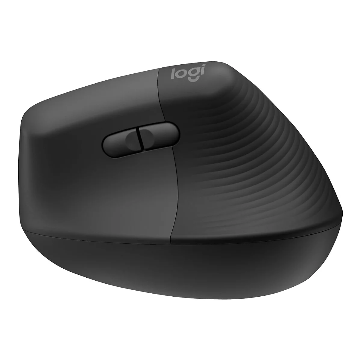 Logitech Lift Vertical Ergonomic Mouse - vertikale Maus - Bluetooth, 2.4 GHz - Graphite