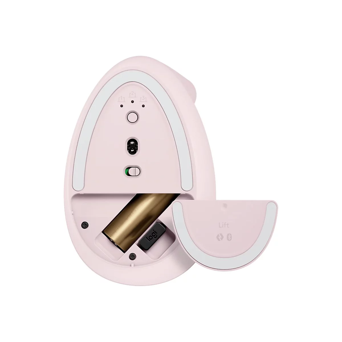 Logitech Lift Vertical Ergonomic Mouse - Vertikale Maus - ergonomisch - optisch - 6 Tasten - kabellos