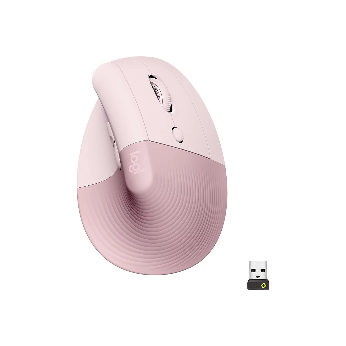 Logitech Lift Vertical Ergonomic Mouse - Vertikale Maus - ergonomisch - optisch - 6 Tasten - kabellos
