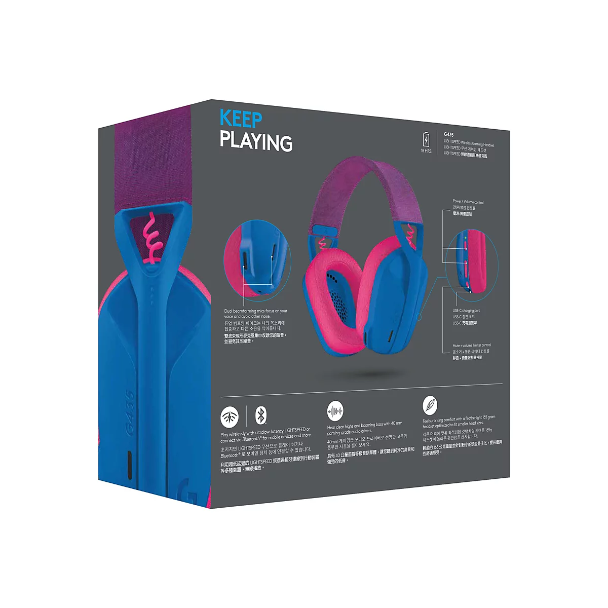 Logitech Lightspeed G435 - Headset